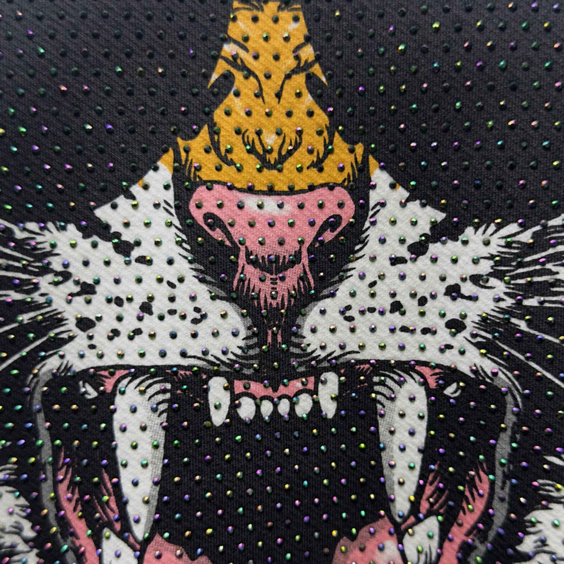 Vialli Sweater Tiger Unleashed Logo White